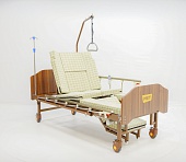 Кровать функциональная медицинская с электроприводом, с положением кардиокресло, с туалетом